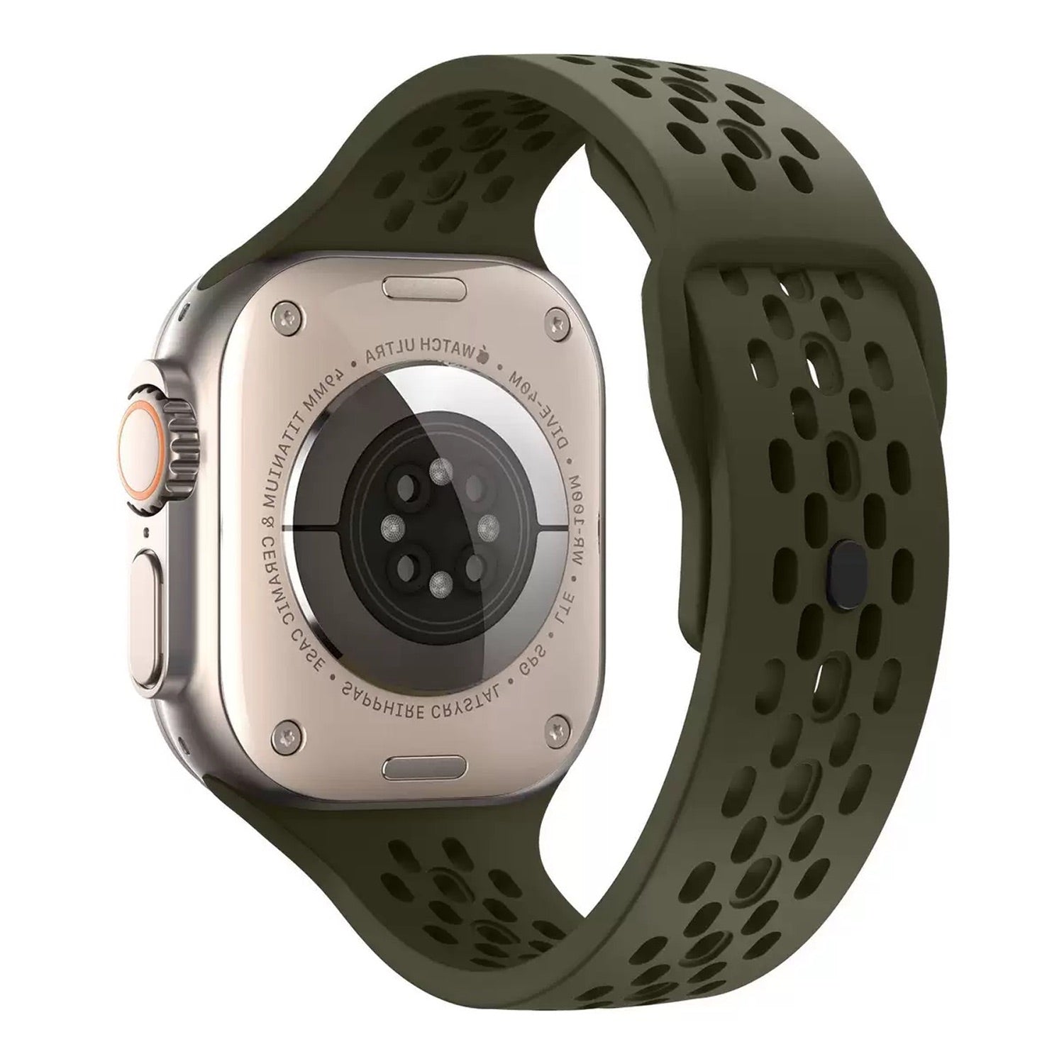 Bracelet Apple Watch Sprint - silicone - vert