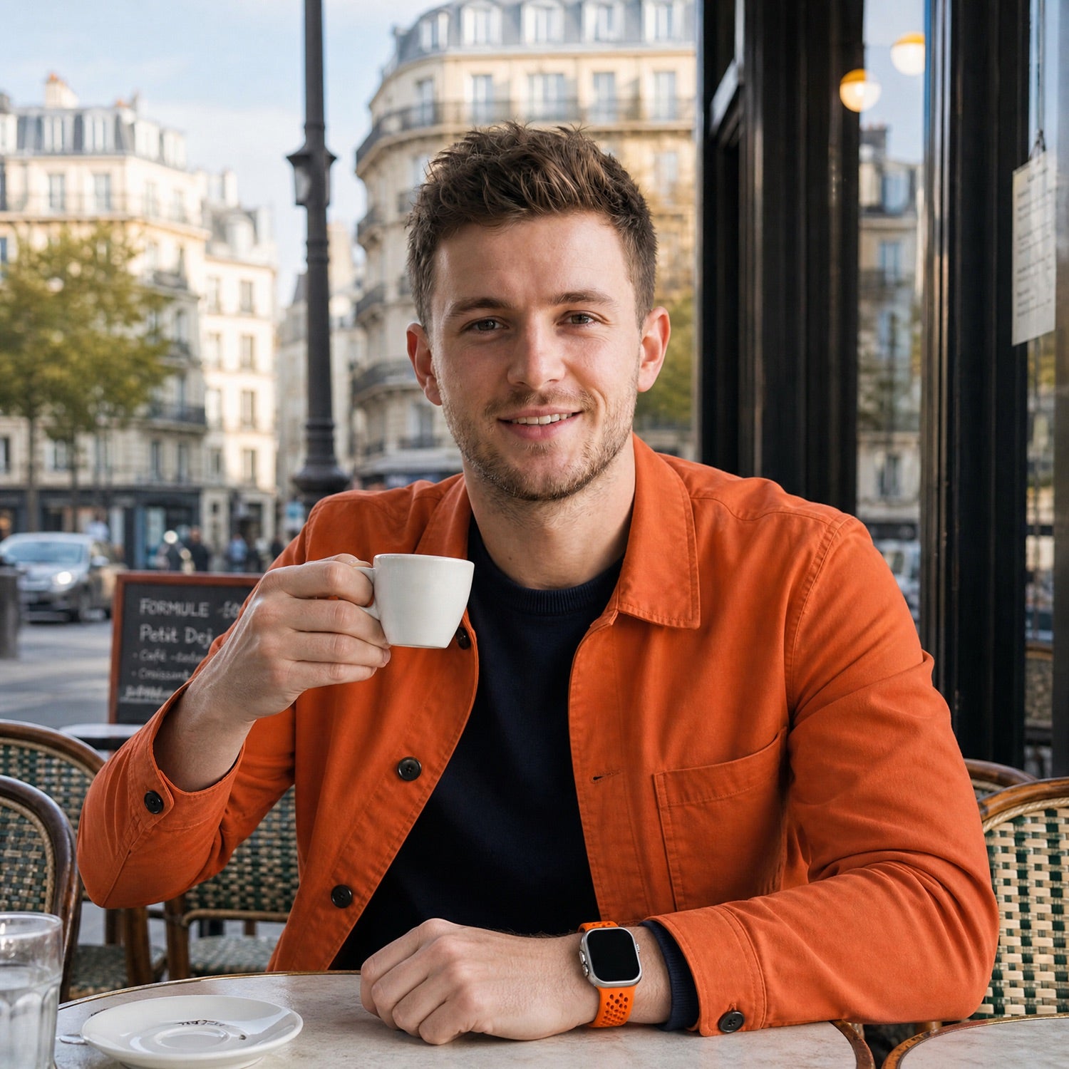 Bracelet Apple Watch Sprint - silicone - orange