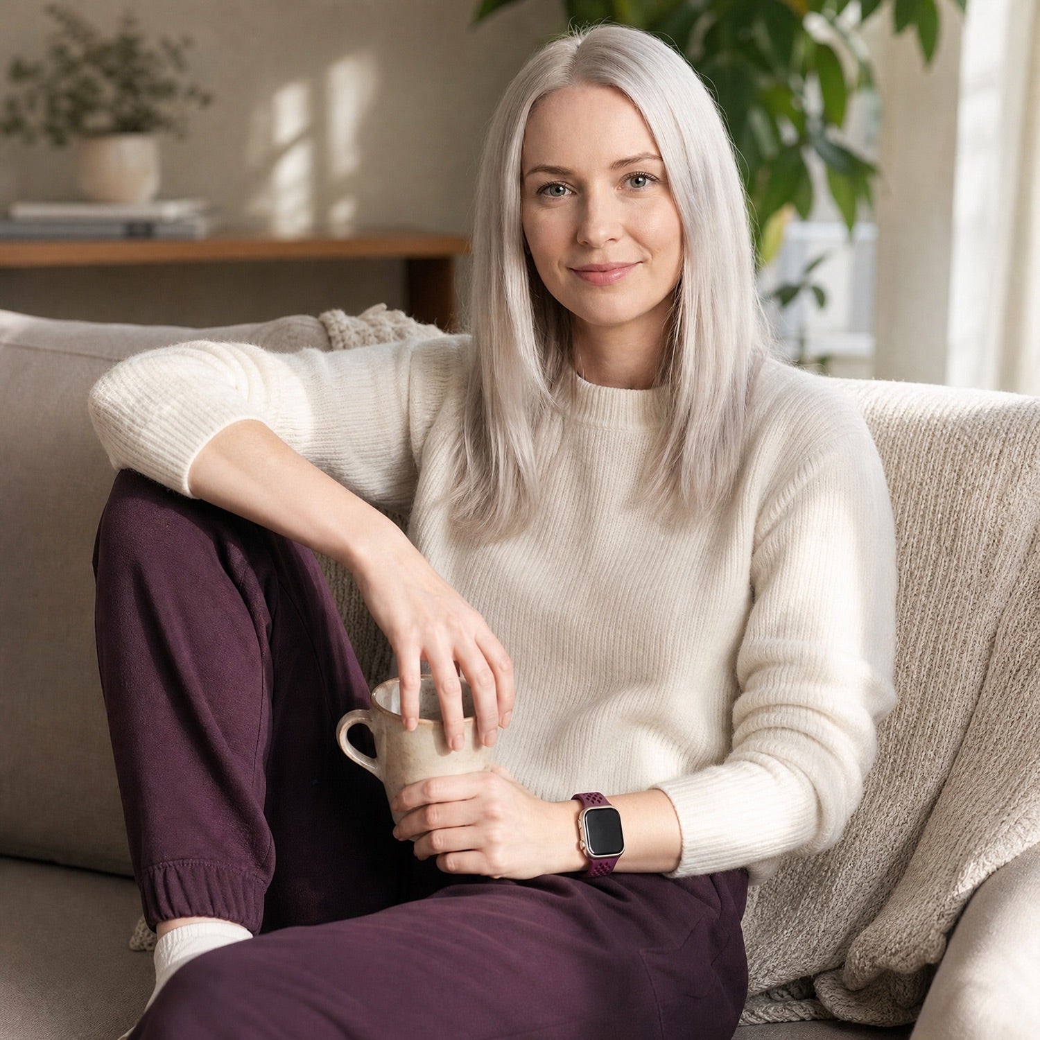 Bracelet Apple Watch Sprint - silicone - violet