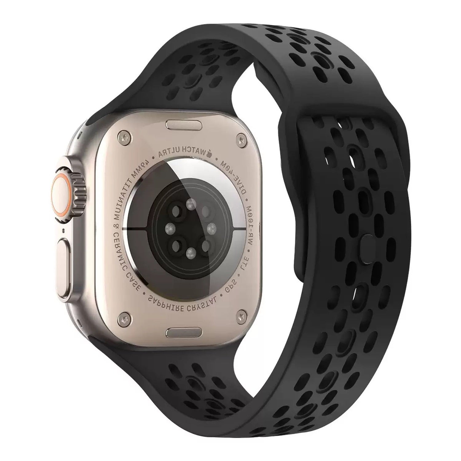 Bracelet Apple Watch Sprint - silicone - noir