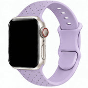 Bracelet Apple Watch Dots - silicone - Violet