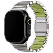 Bracelet Apple Watch Ember - acier - Titane Vert