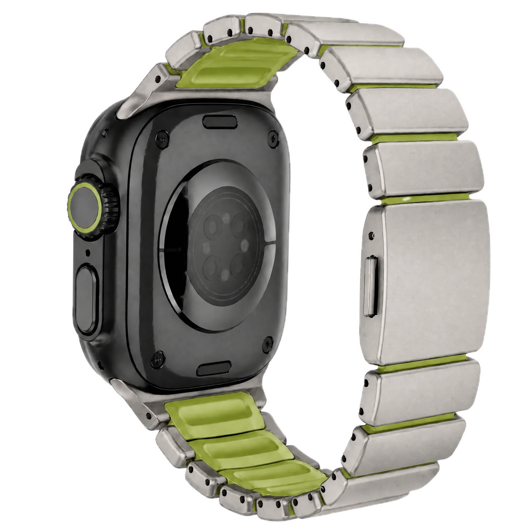 Bracelet Apple Watch Ember - acier - Titane Vert