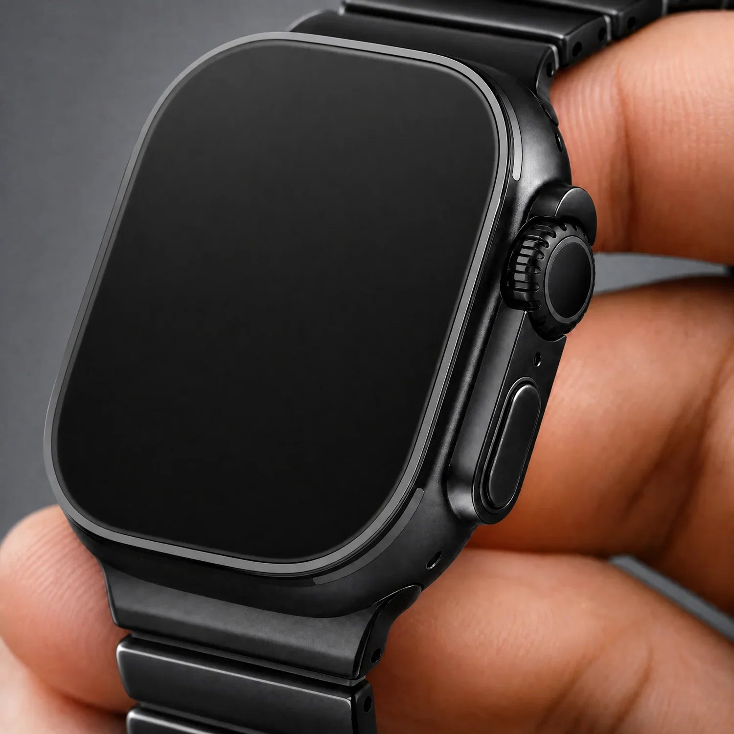 Bracelet Apple Watch Ember - acier - Noir