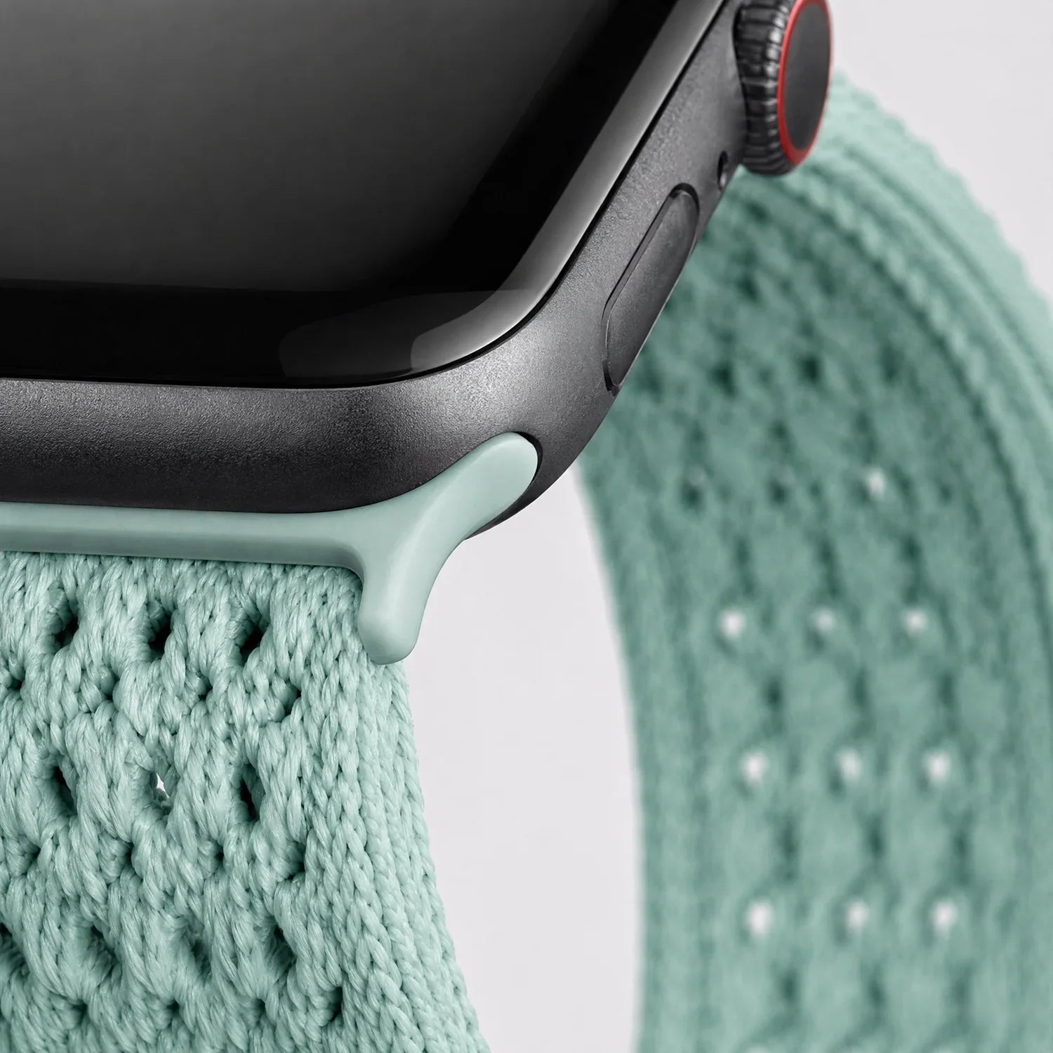 Bracelet Apple Watch Knit - nylon - Vert