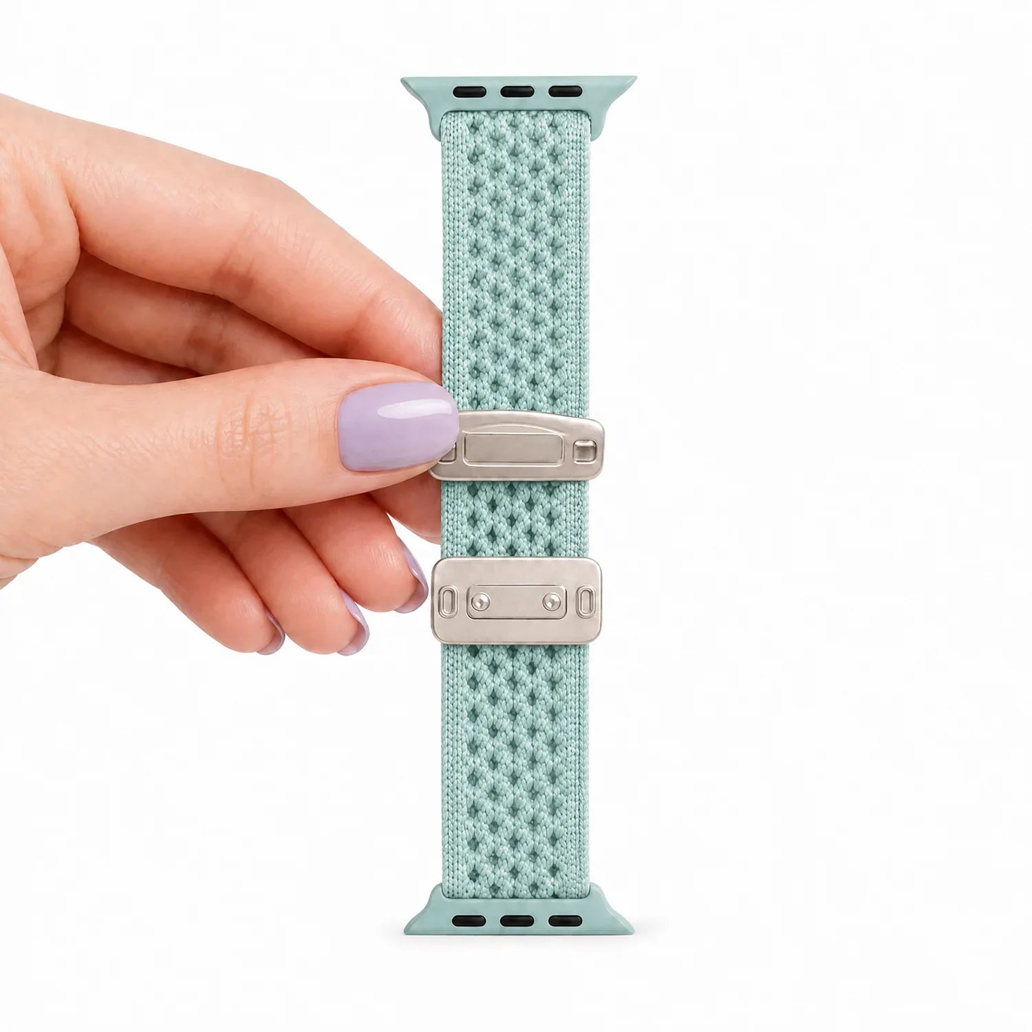 Bracelet Apple Watch Knit - nylon - Vert