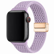 Bracelet Apple Watch Knit - nylon - Lilas