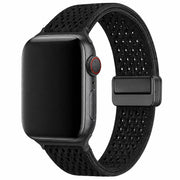 Bracelet Apple Watch Knit - nylon - Noir