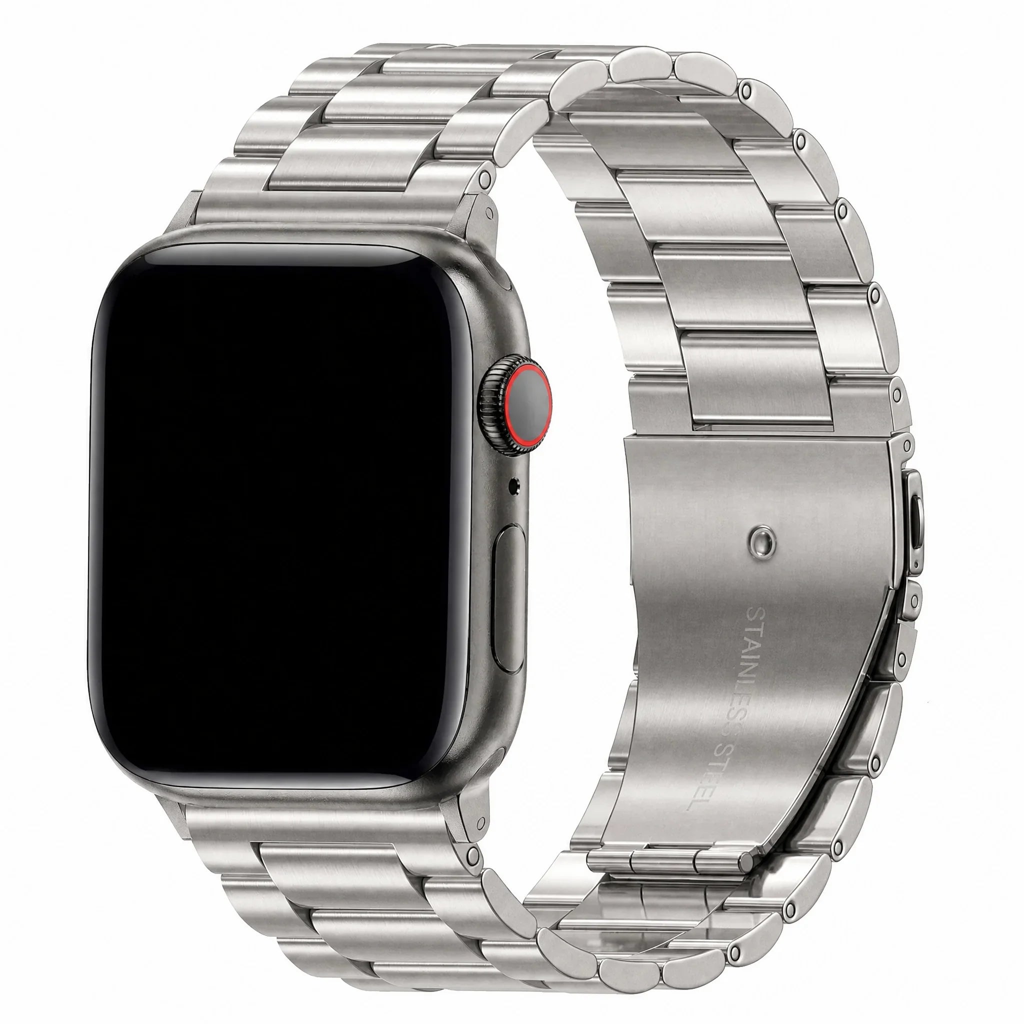 Bracelet Apple Watch Rivaro - acier - Lumière stellaire