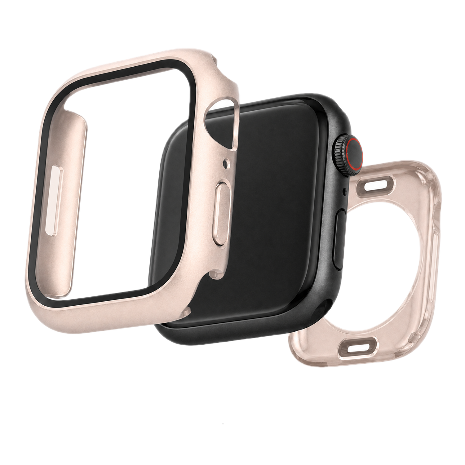 Coque rigide Full Body Armor pour Apple Watch – Or rose