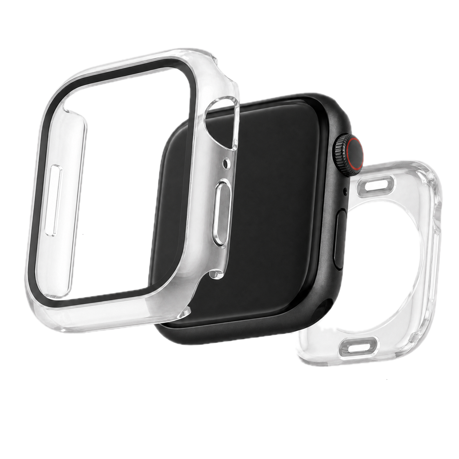 Coque rigide Full Body Armor pour Apple Watch – Transparent
