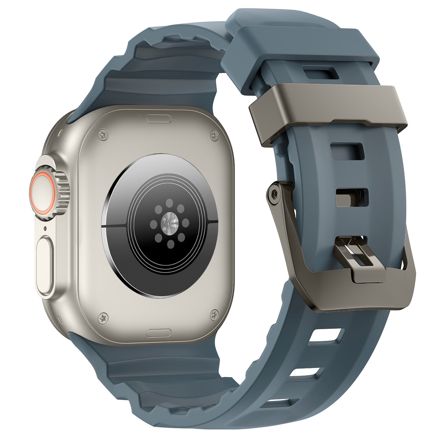 Bracelet Ranger en silicone pour Apple Watch - bleu