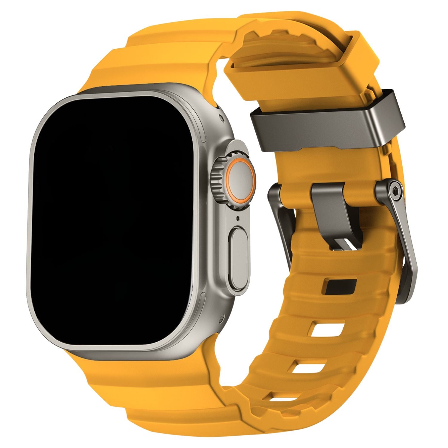 Bracelet Ranger en silicone pour Apple Watch - jaune