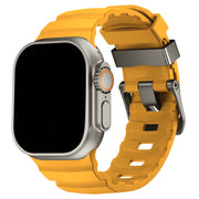 Bracelet Ranger en silicone pour Apple Watch - jaune