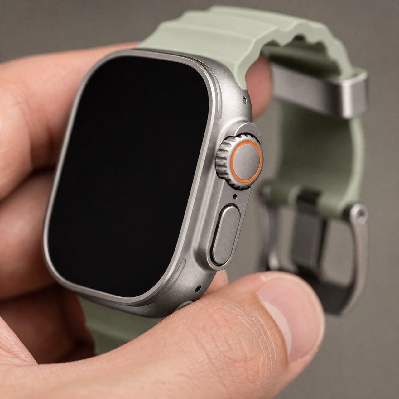 Bracelet Ranger en silicone pour Apple Watch - vert