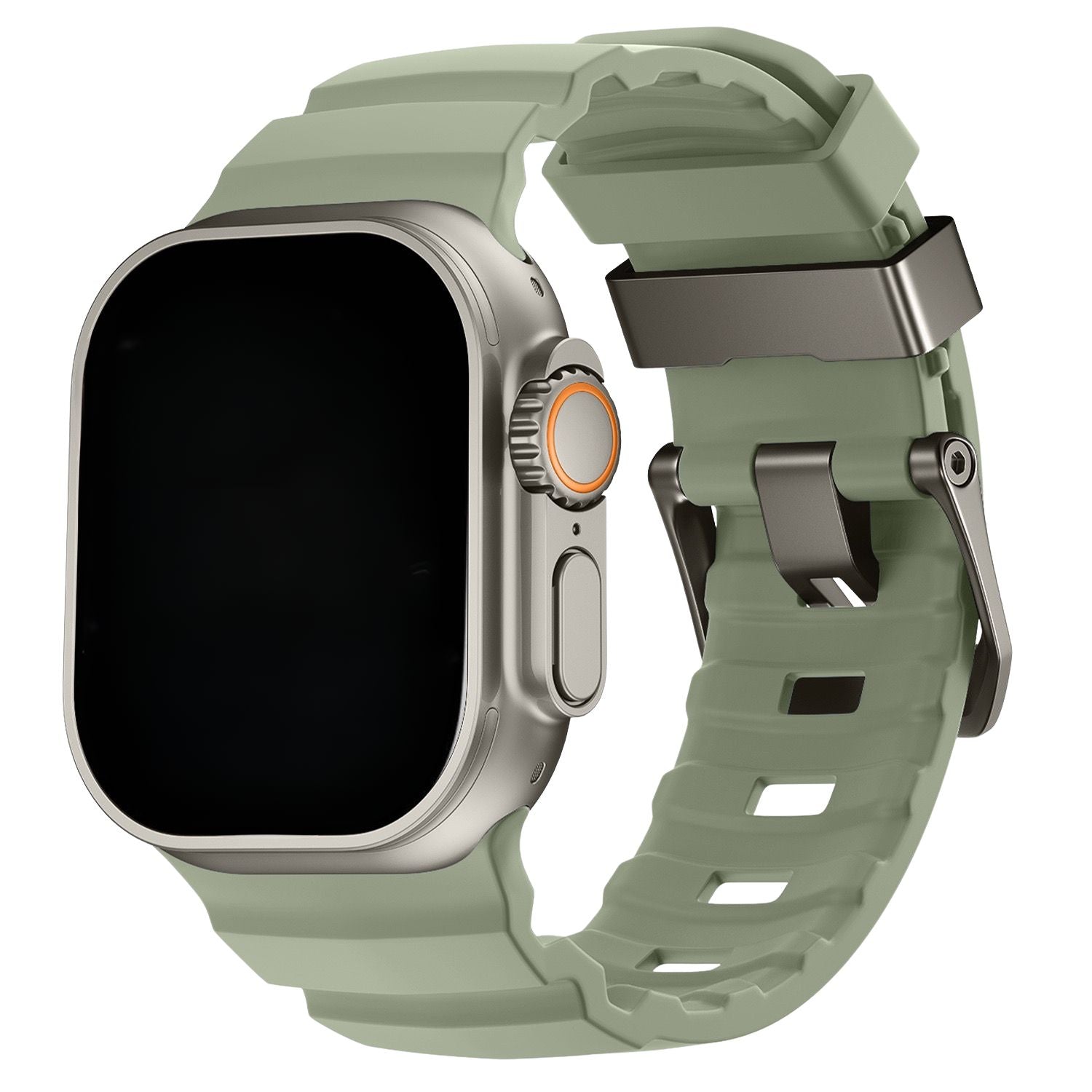 Bracelet Ranger en silicone pour Apple Watch - vert
