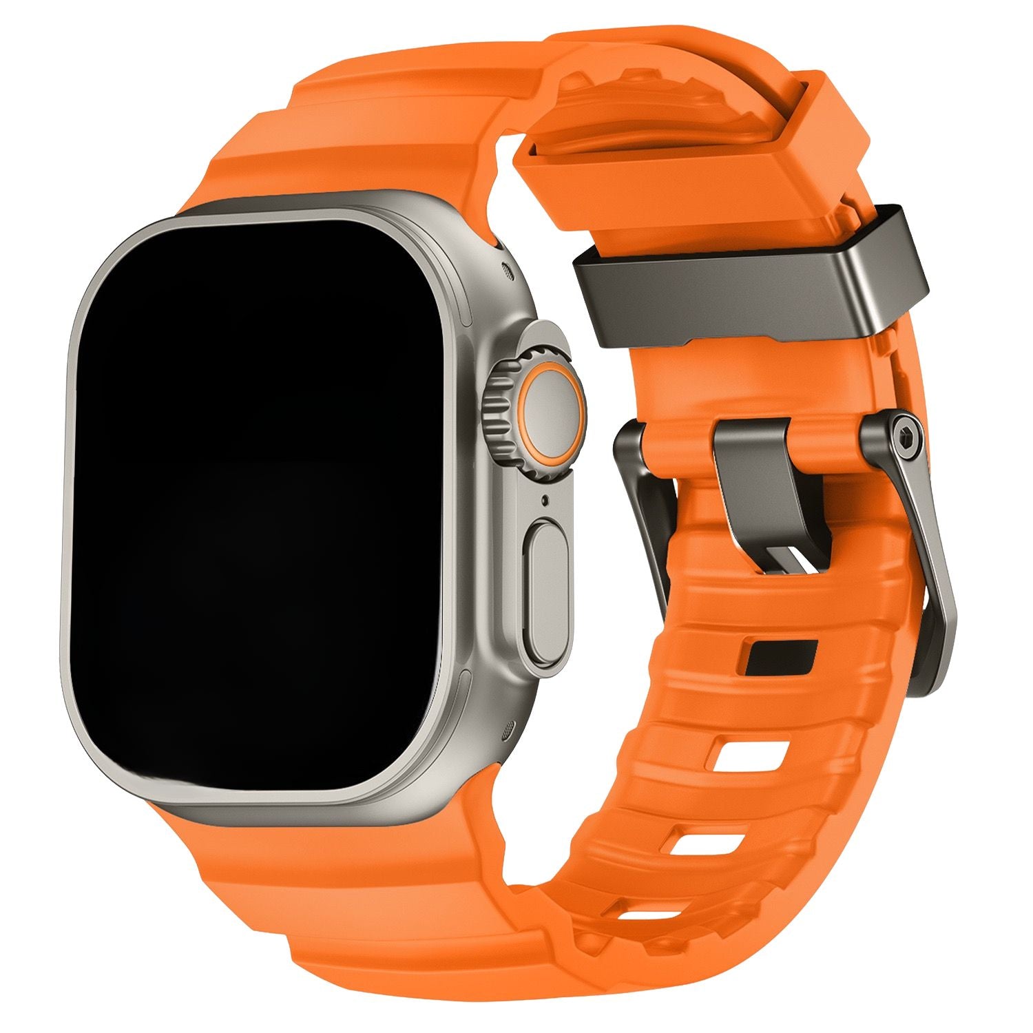 Bracelet Ranger en silicone pour Apple Watch - orange