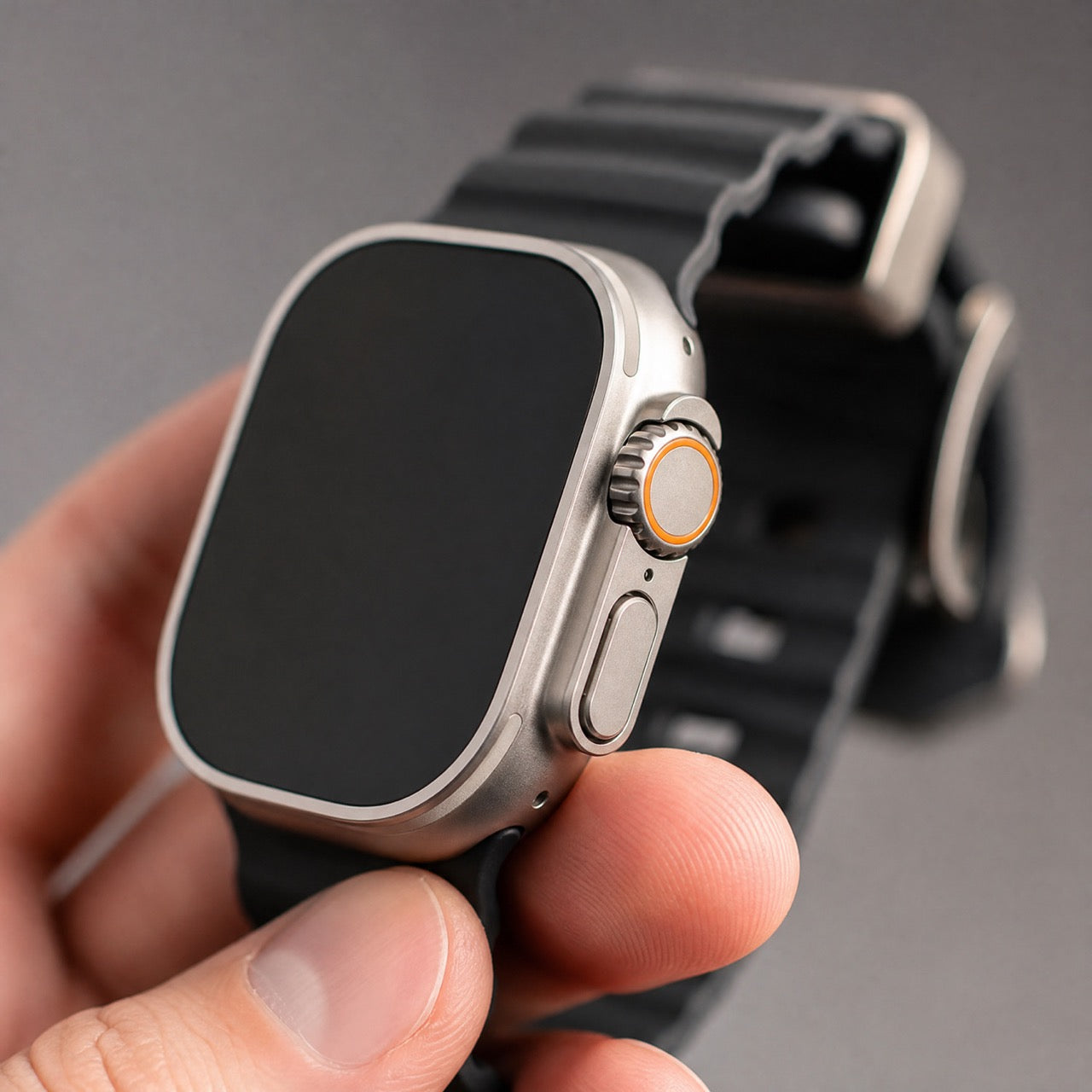 Bracelet Ranger en silicone pour Apple Watch - noir