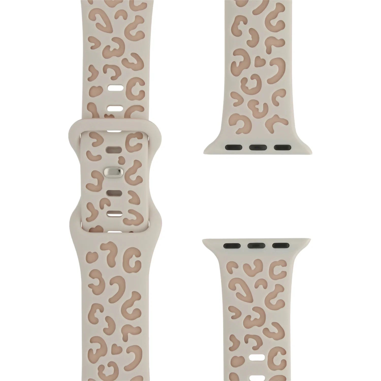 Bracelet Apple Watch Wild - silicone - rose lumière stellaire