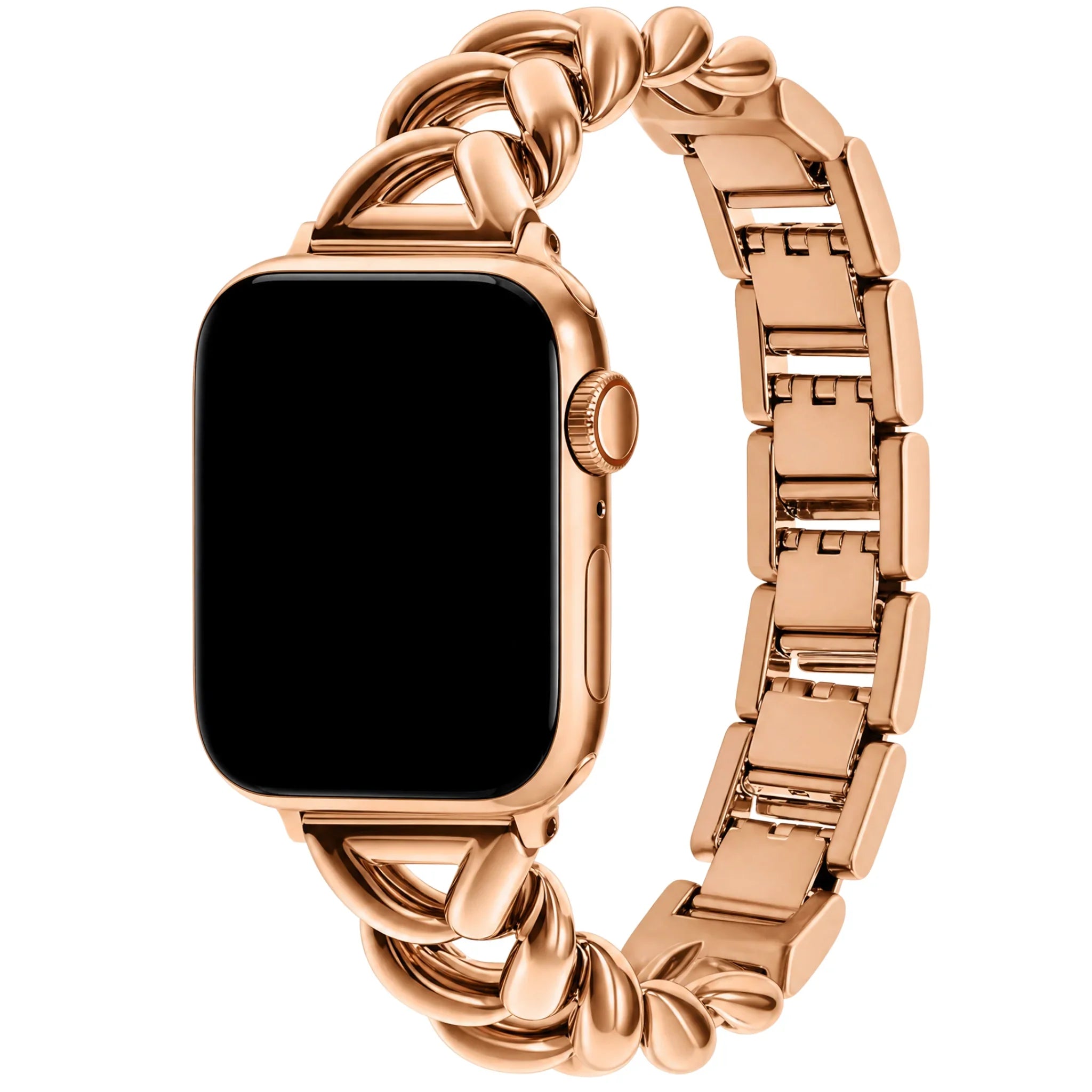 Bracelet Apple Watch Lisa - acier - or rose