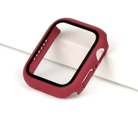 Coque rigide pour Apple Watch Clypeo - bordeaux
