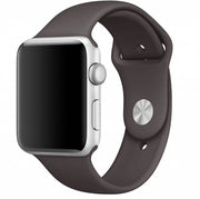Bracelet pour Apple Watch - silicone - cacao