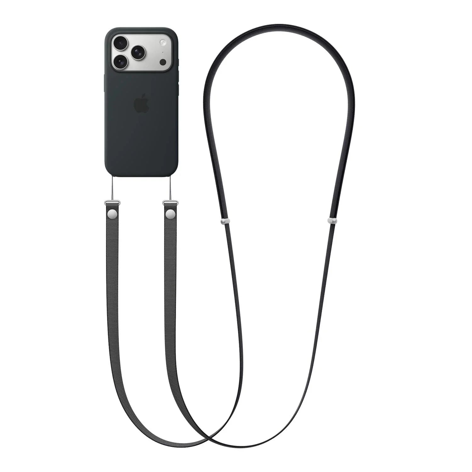 Cordon de téléphone Aeria Crossbody - noir