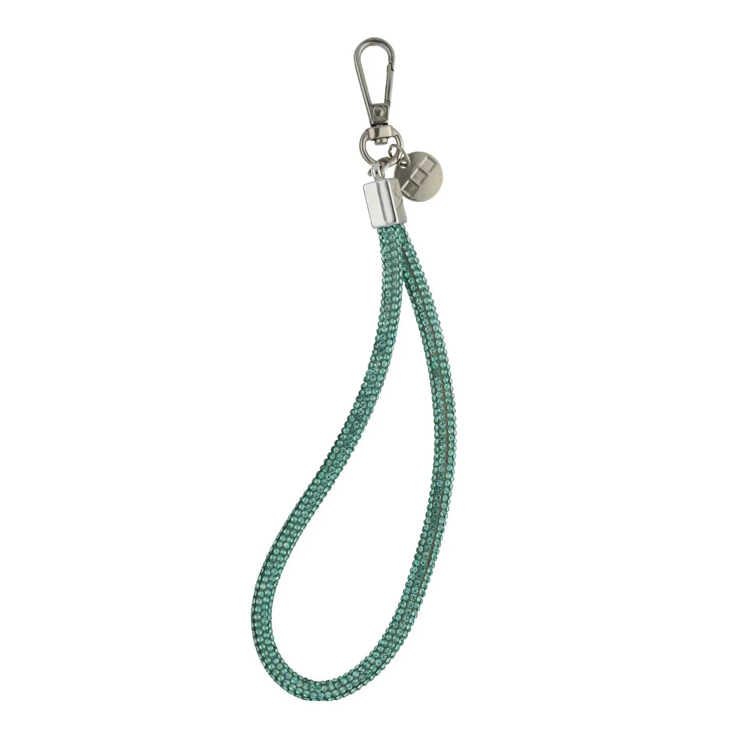 Cordon de téléphone Diamond - bleu marine - argenté