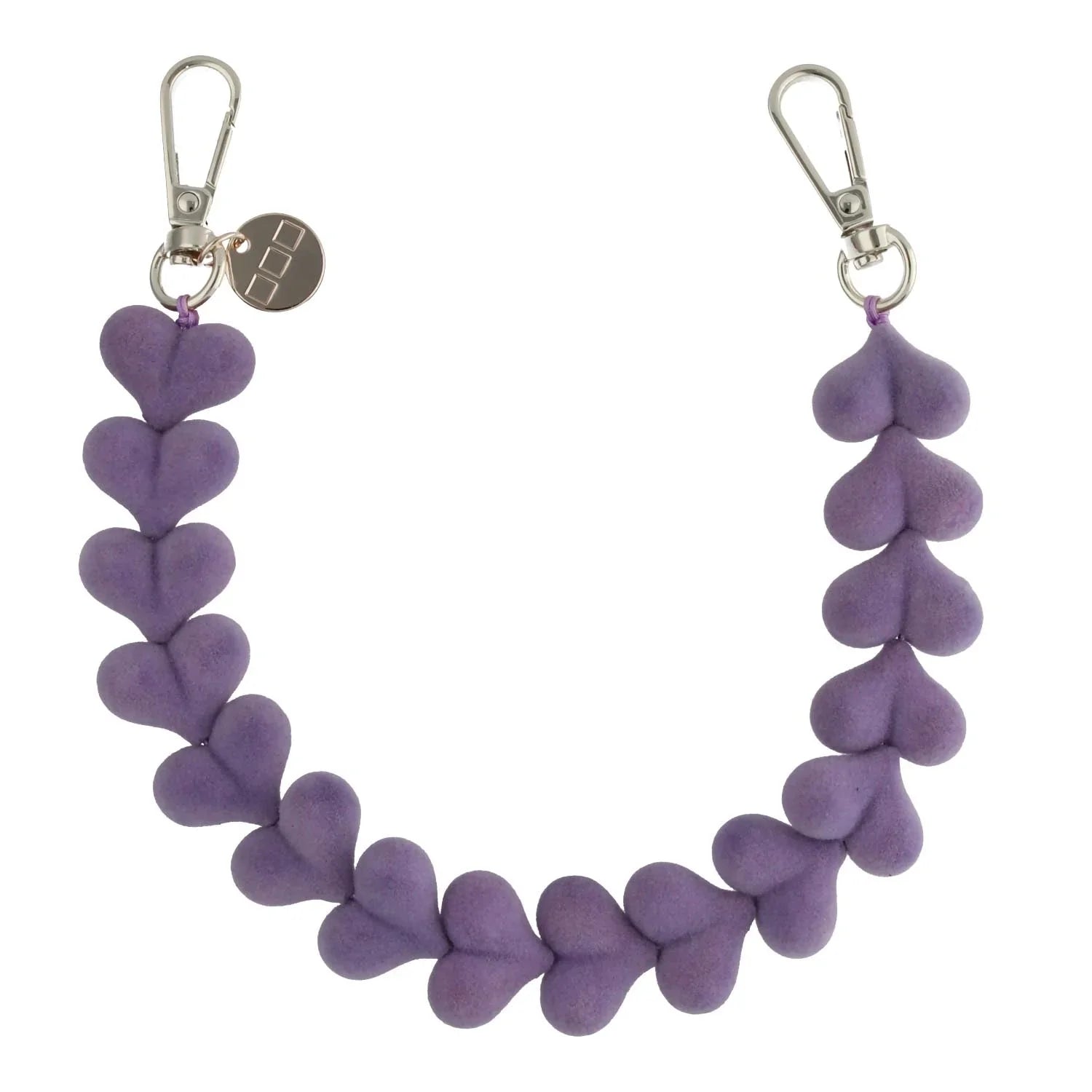 Cordon de téléphone Fluwee - violet - argent