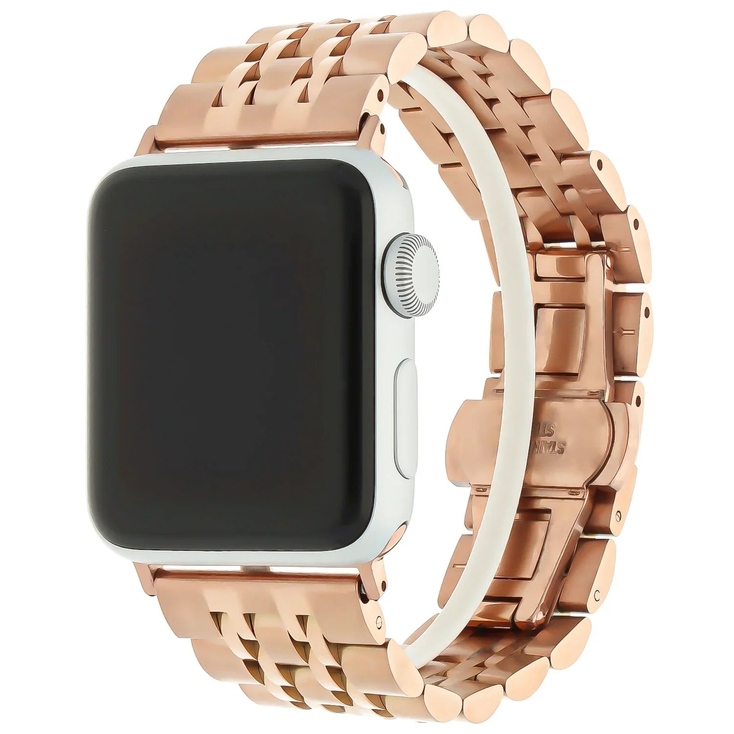 Bracelet maillons chic Apple Watch - acier