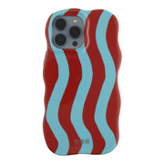 Coque iPhone Candy - bleu rouge