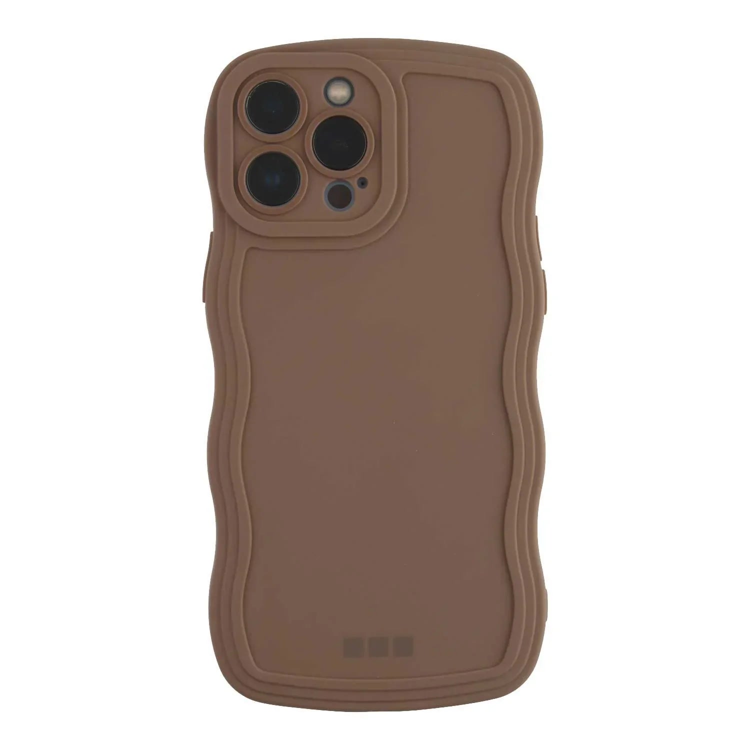 Coque iPhone Curve - marron