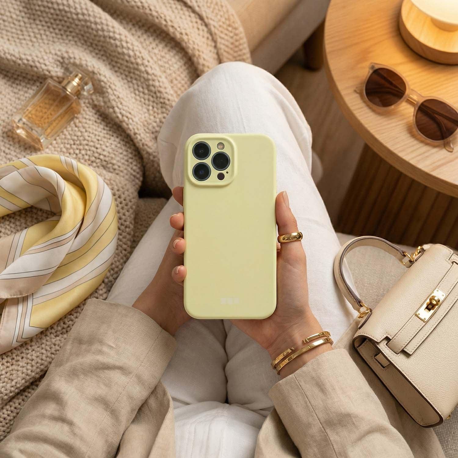 Coque iPhone Coloree - jaune