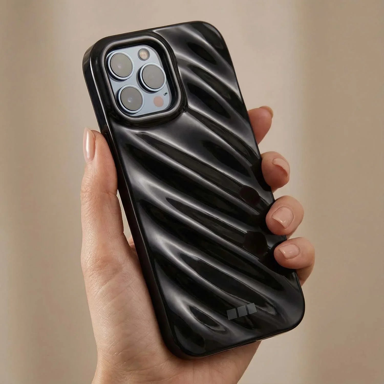 Coque iPhone Lustra - noir