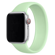 Bracelet Apple Watch - silicone - boucle unique - pistache
