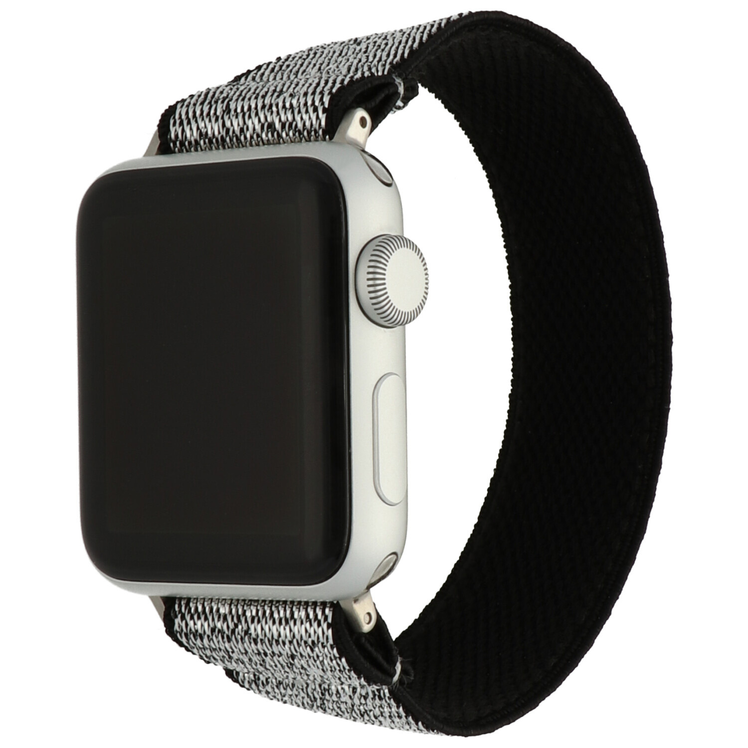 Bracelet nylon Apple Watch - argent