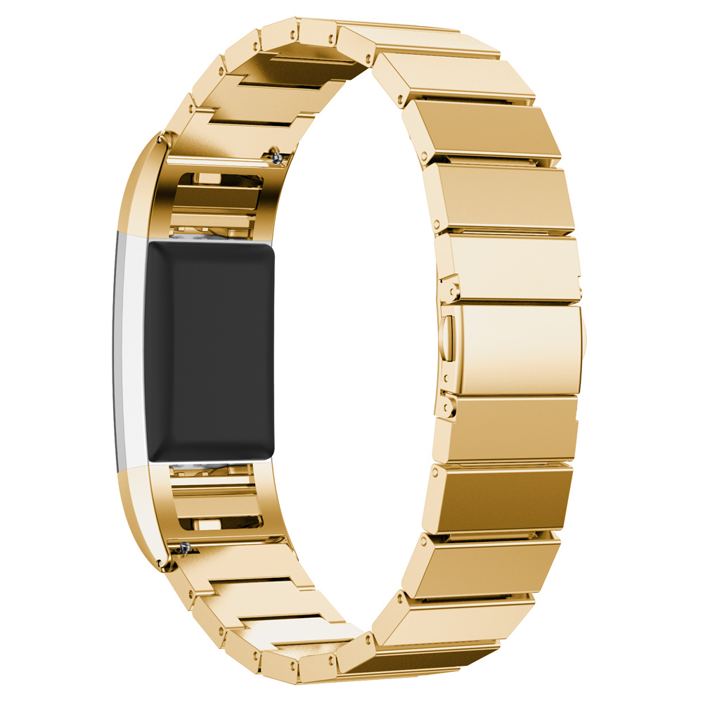 Bracelet acier maillons Fitbit Charge 2 - or