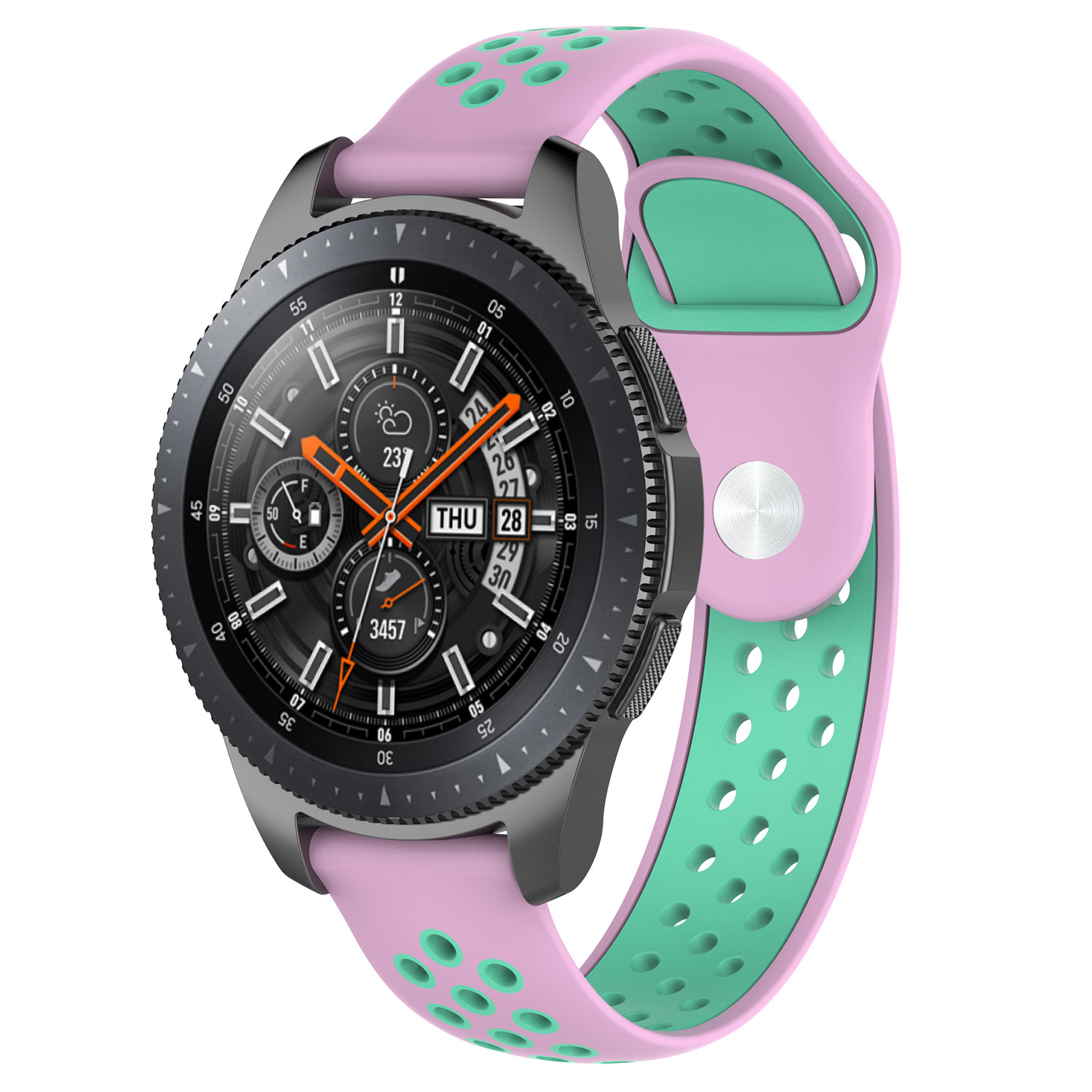Bracelet sport double Huawei Watch GT - rose sarcelle