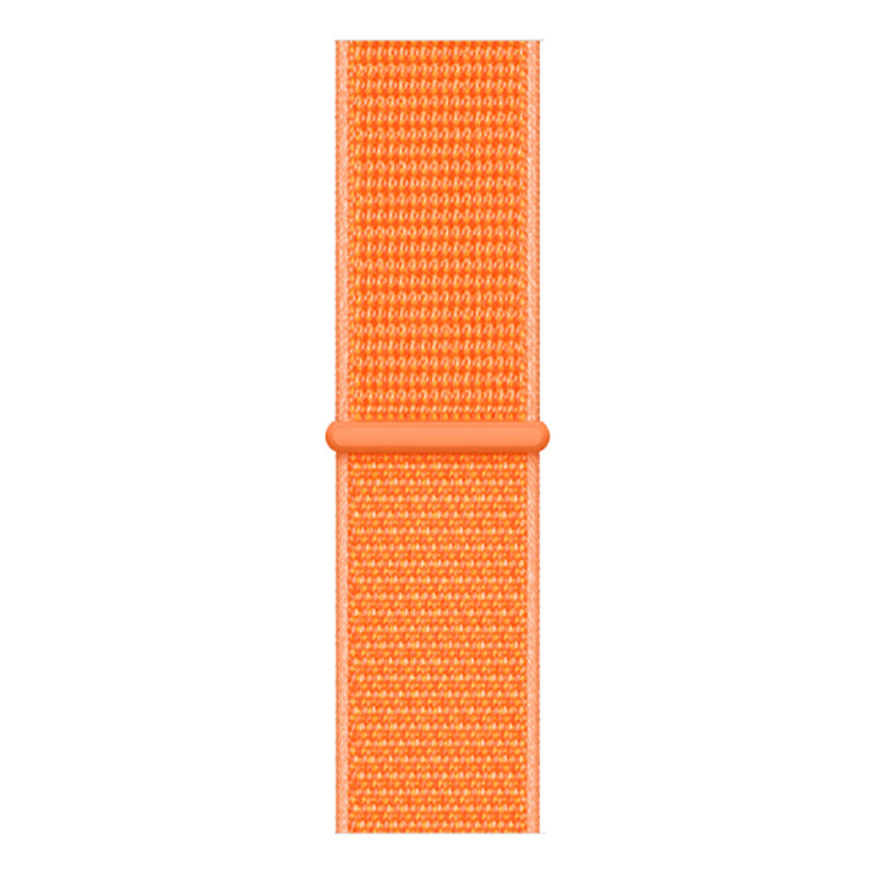 Bracelet boucle sport en nylon Apple Watch - papaye