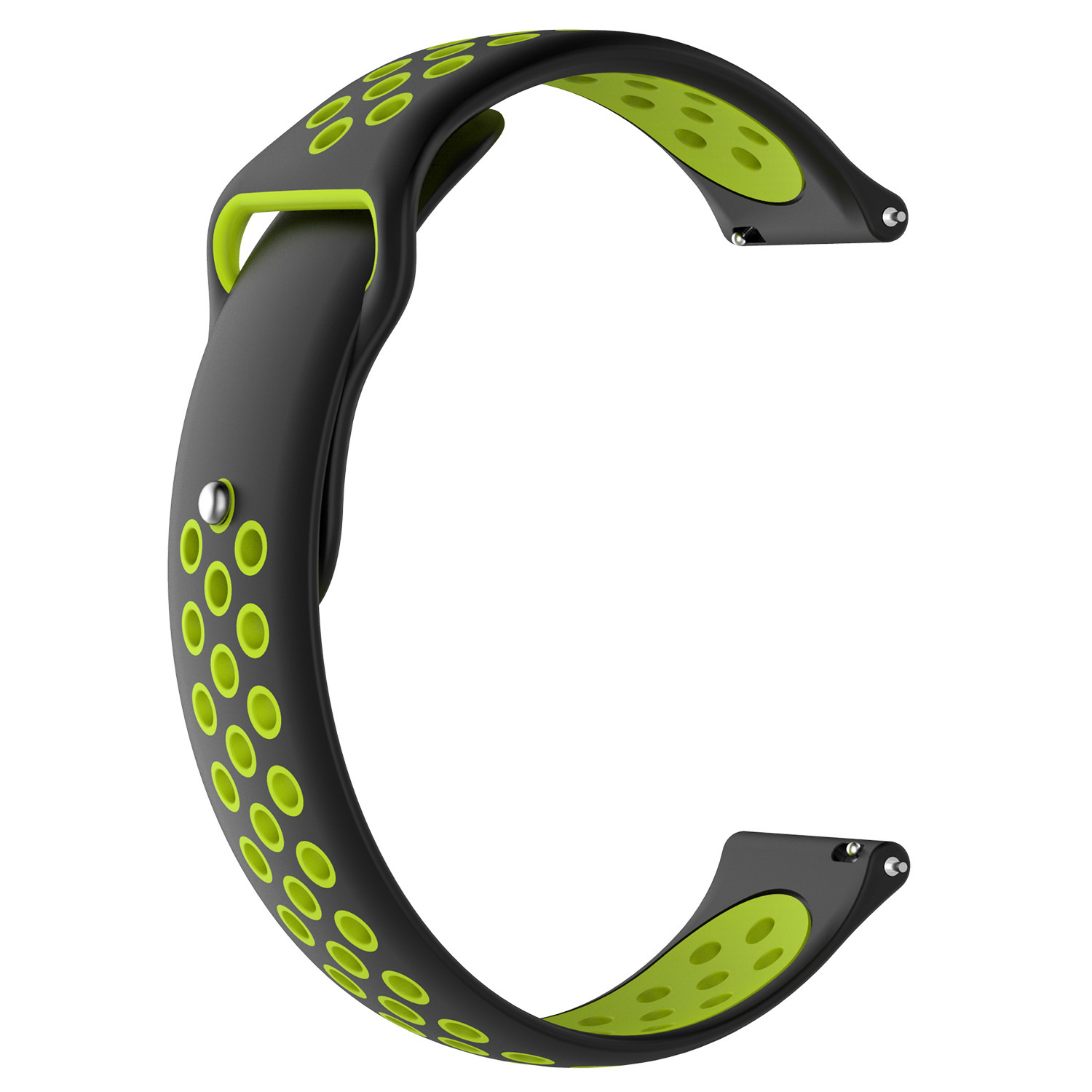 Bracelet sport double Samsung Galaxy Watch - noir vert