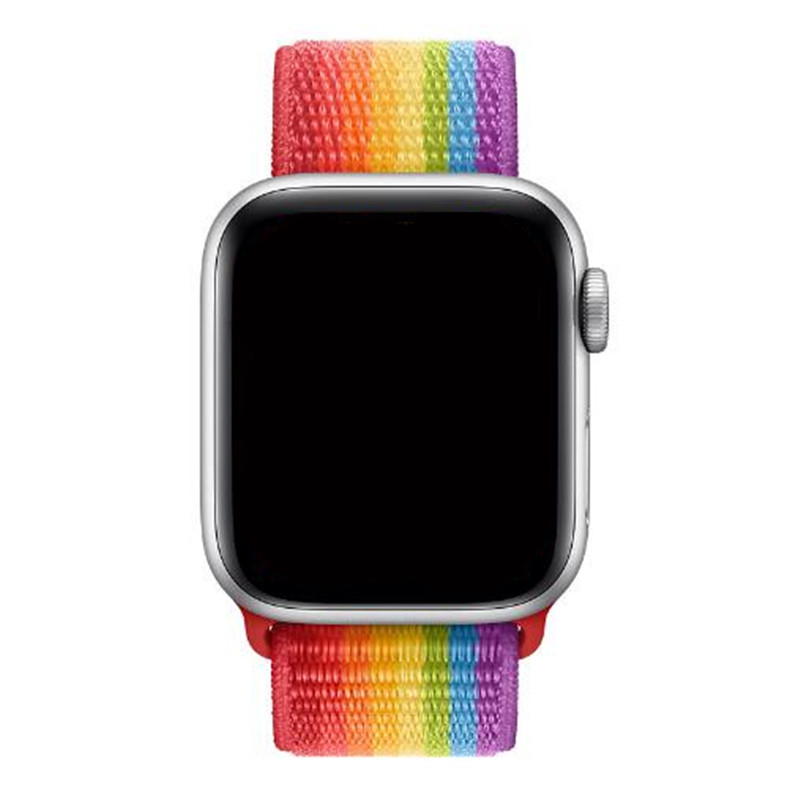 Bracelet boucle sport en nylon Apple Watch - colorée