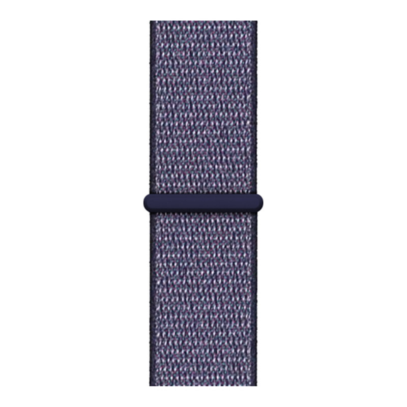 Bracelet boucle sport en nylon Apple Watch - bleu nuit