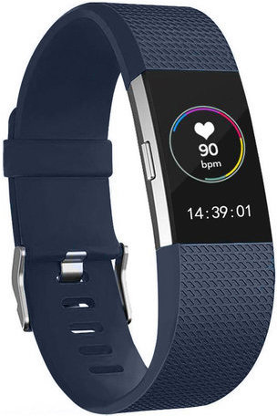 Bracelet sport Fitbit Charge 2 - bleu nuit