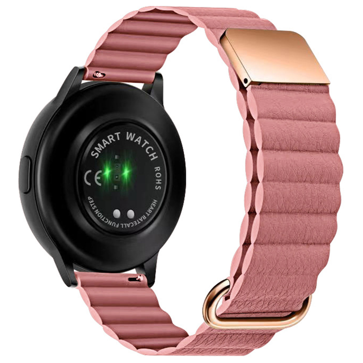 Bracelet en cuir magnétique Samsung Galaxy Watch 6 - rose