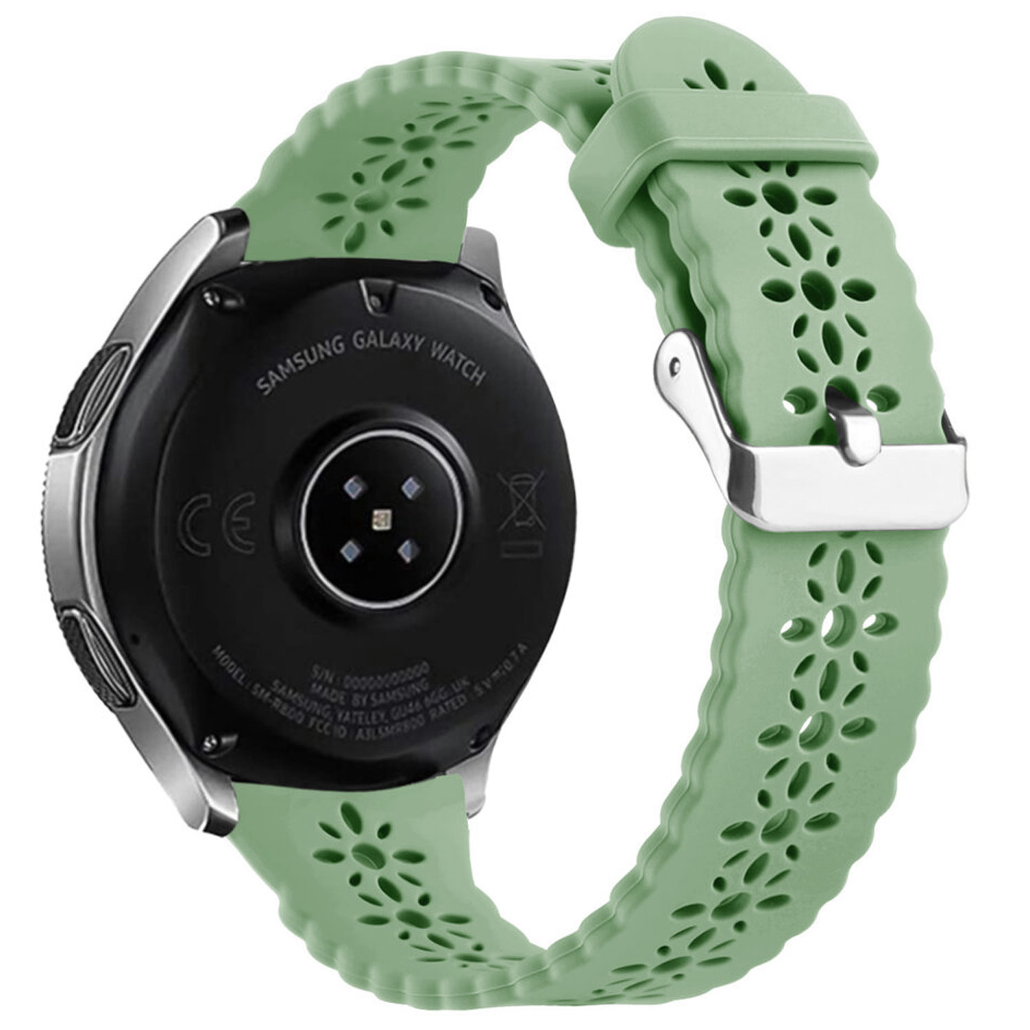 Bracelet de silicone brillante Samsung Galaxy Watch Ultra - vert