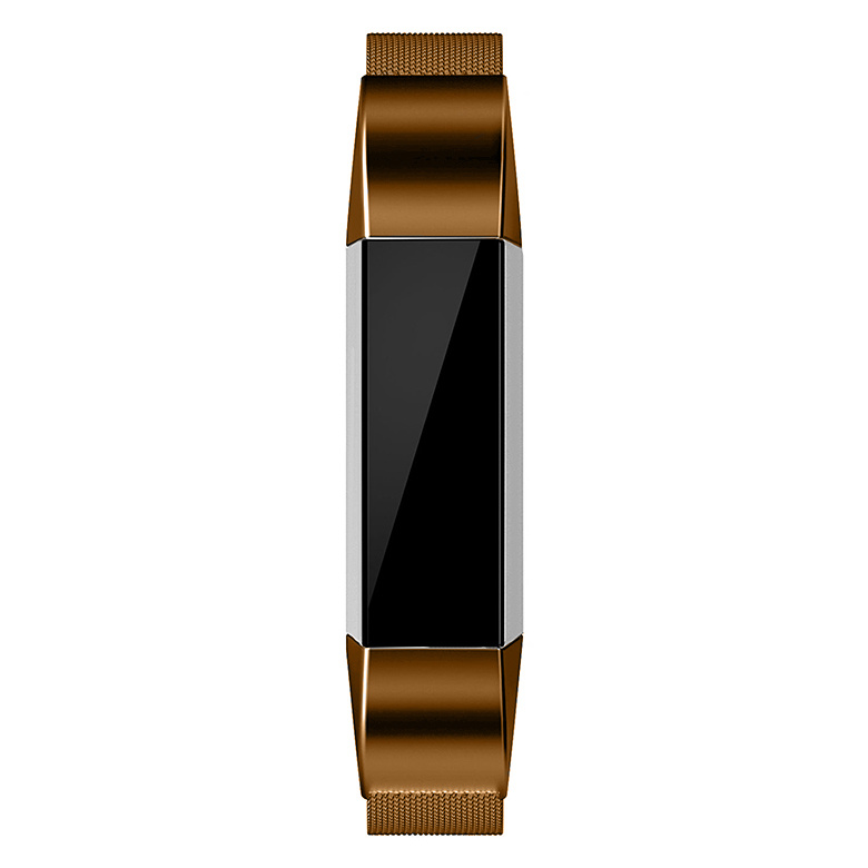 Bracelet milanais Fitbit Alta - marron