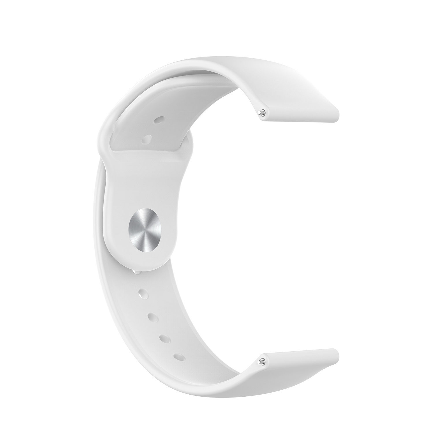 Bracelet sport en silicone Huawei Watch GT - blanc