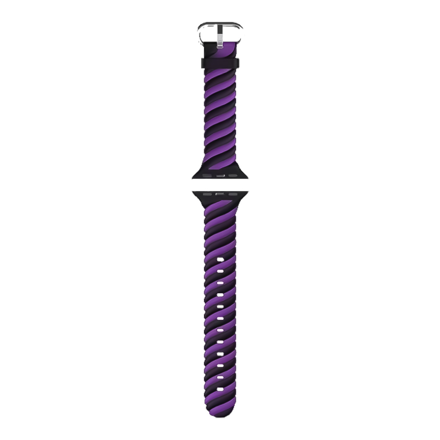 Bracelet sport swirl Apple Watch - noir violet