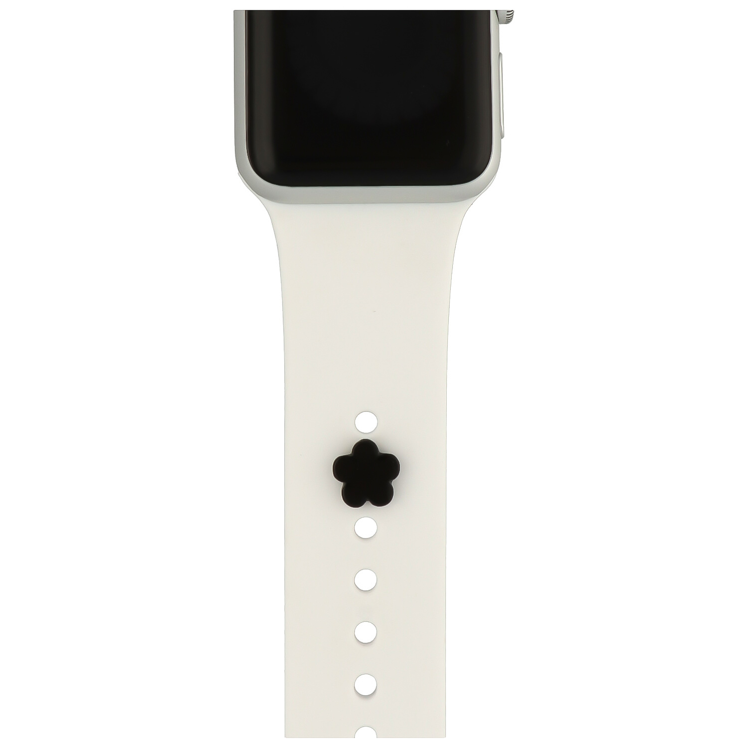 Bijoux Apple Watch - fleur noir