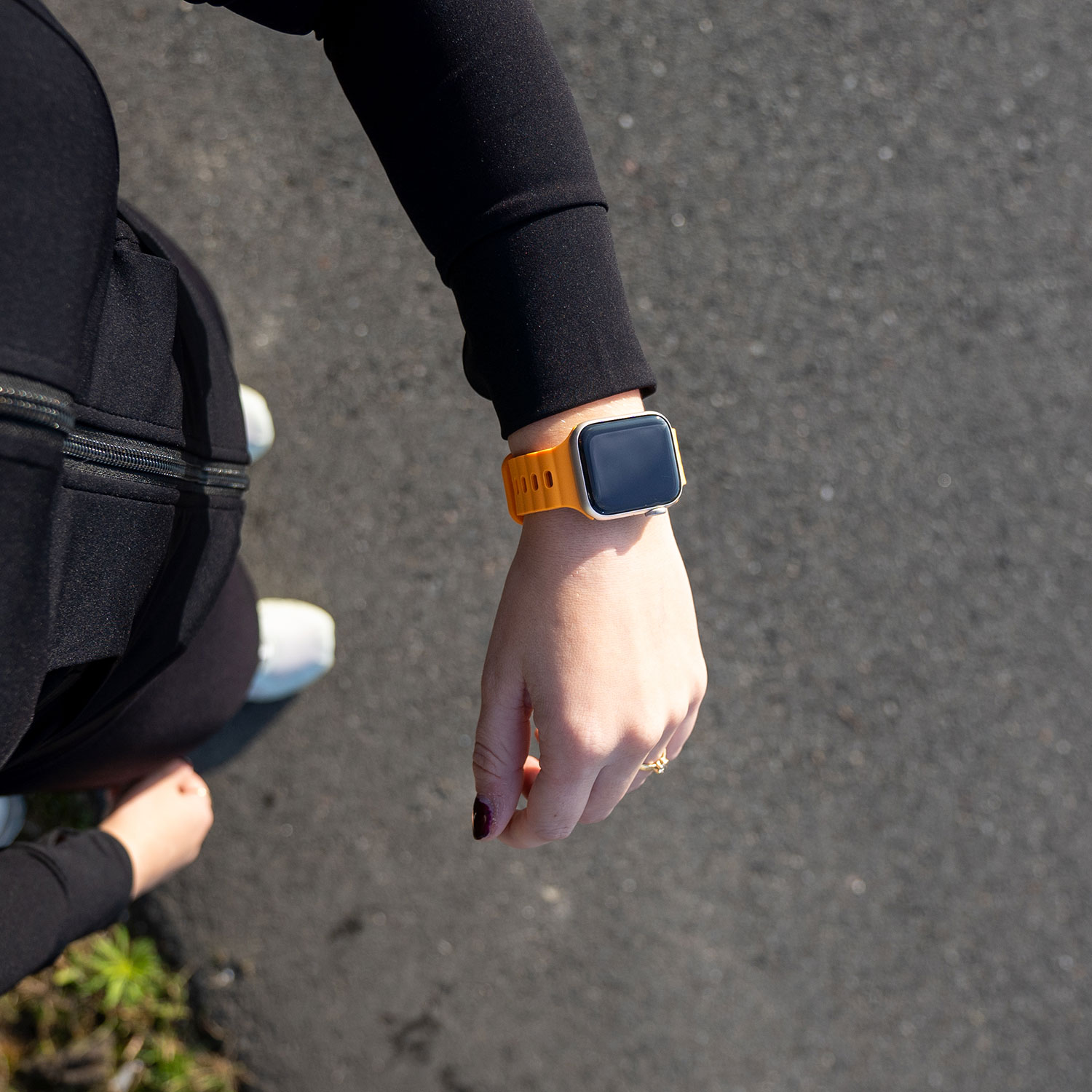 Bracelet silicone Wave Apple Watch - Orange